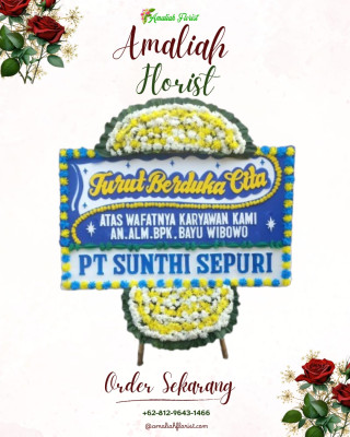 Papan Bunga Duka di Simpang Rumbio